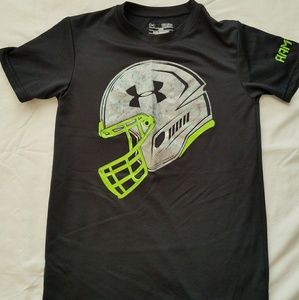 Boys football under armour shirt